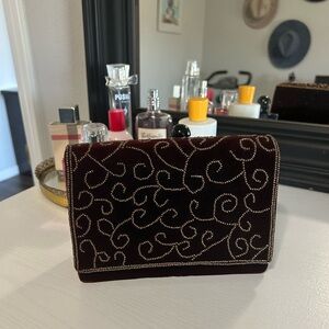 Crossbody Red Velvet Purse